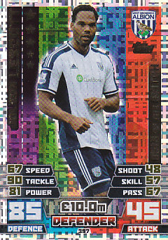 Joleon Lescott West Bromwich Albion 2014/15 Topps Match Attax Man of the Match #397